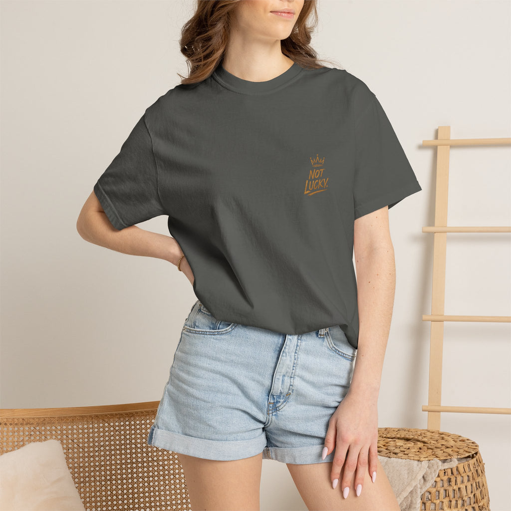 Not Lucky. Just Chosen.™ Christian Streetwear Tee | Chosen Vibes