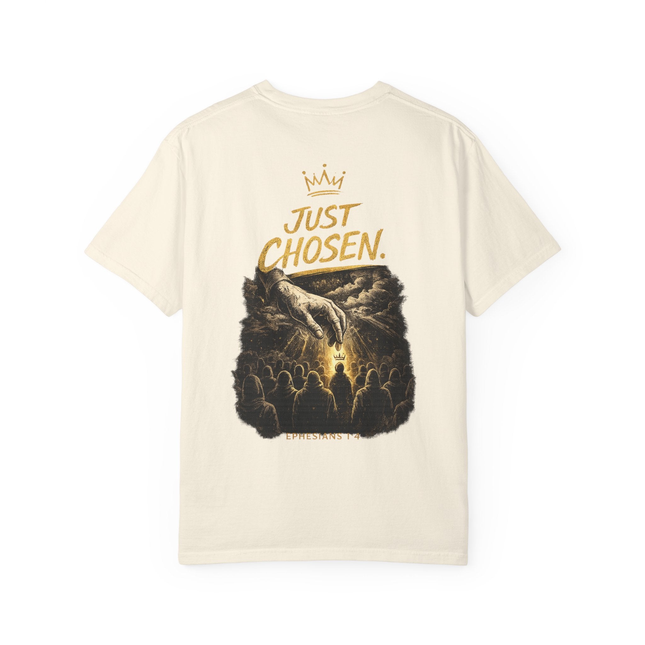 Not Lucky. Just Chosen.™ Christian Streetwear Tee | Chosen Vibes